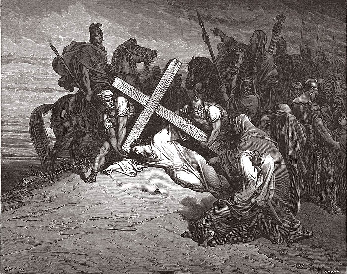 GESU GIUNGE SUL MONTE CALVARIO LUCA 23,28